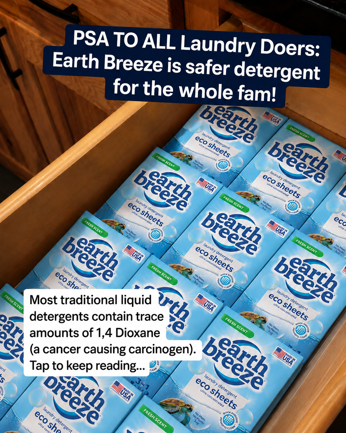 Earth Breeze Facebook ad