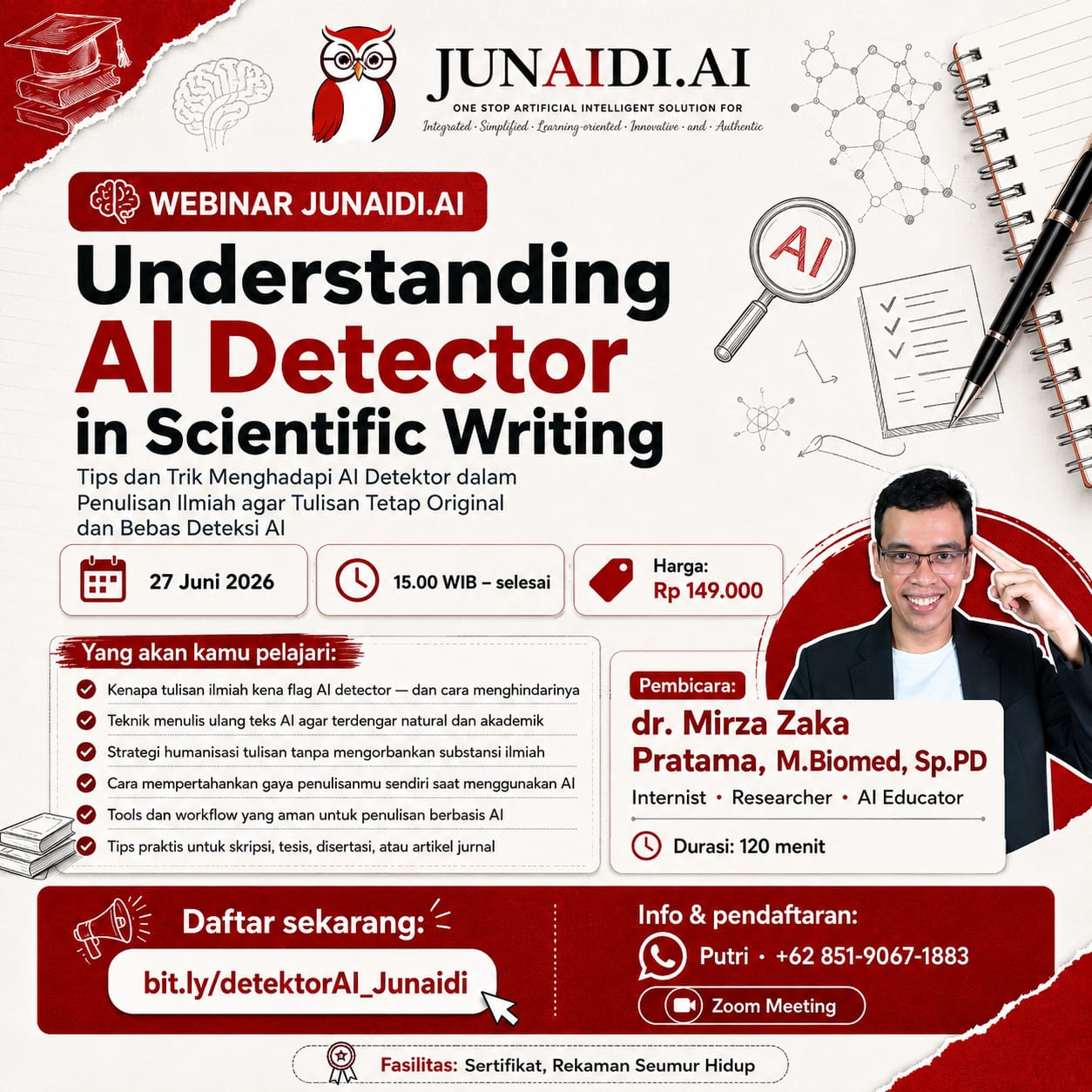 Junaidi AI Facebook ad