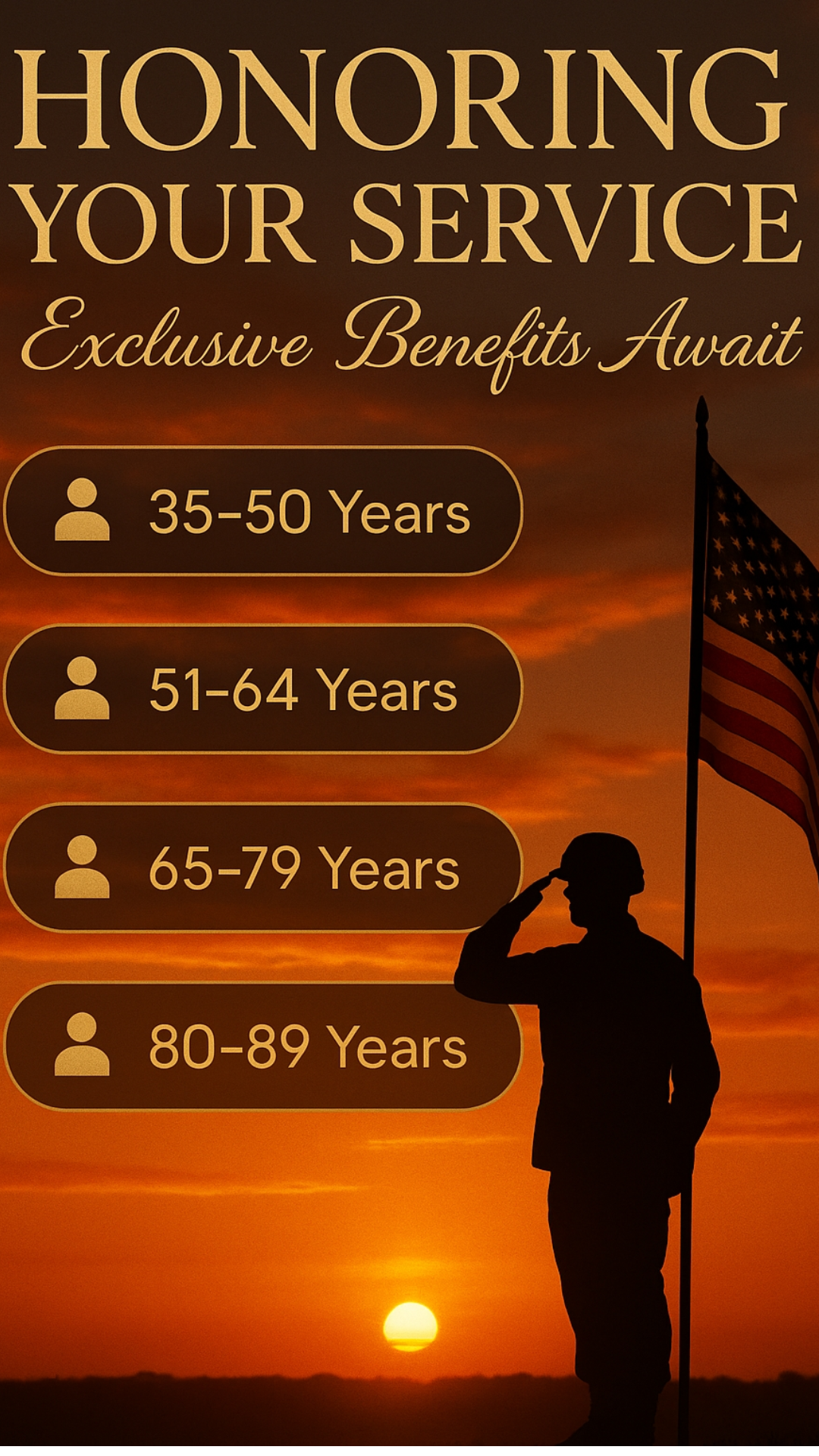 US Veterans Insurance Facebook ad