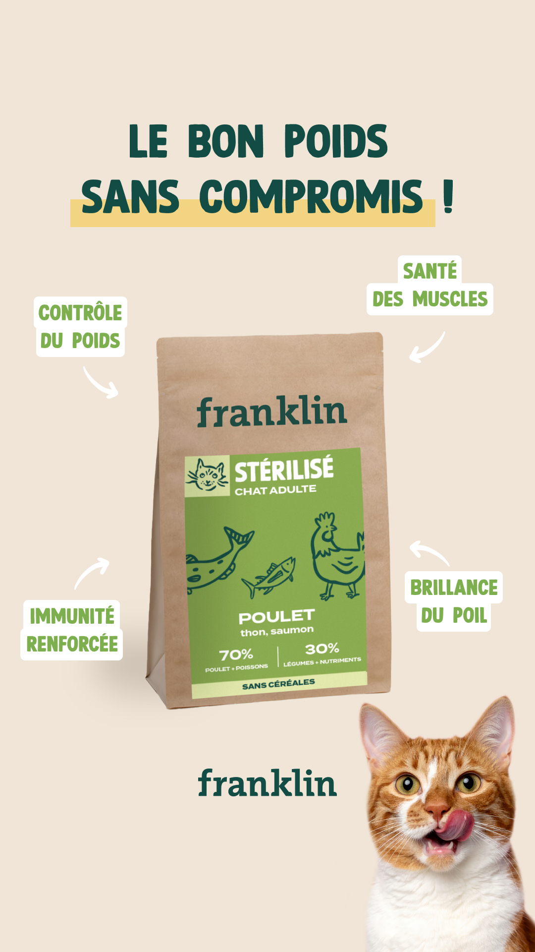 Franklin Pet Food Facebook ad