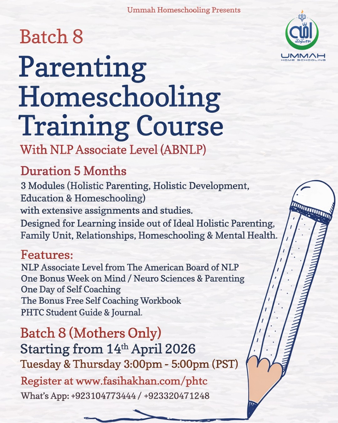Ummah HomeSchooling Facebook ad: Transformative Journey for Mothers, PHTC Batch 8 of…