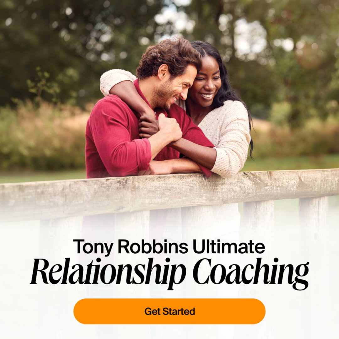 Tony Robbins Facebook ad: Feel wanted again-with the right skills