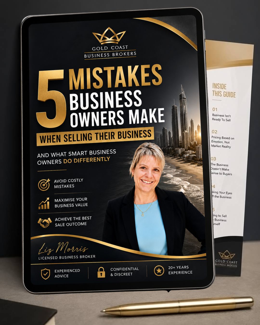 Liz Morris - Business Broker Facebook ad