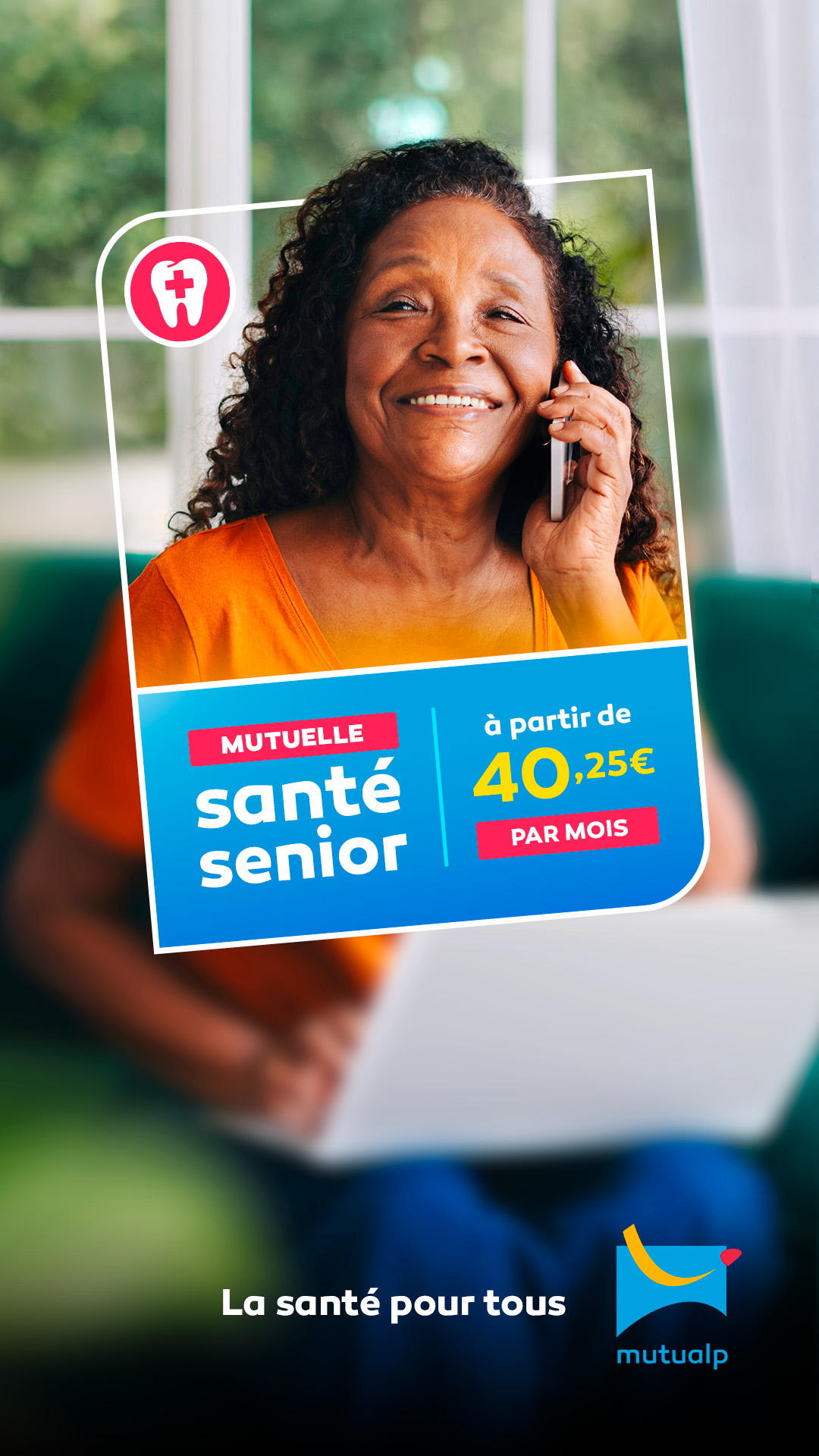 Mutualp Facebook ad: Devis gratuit en ligne