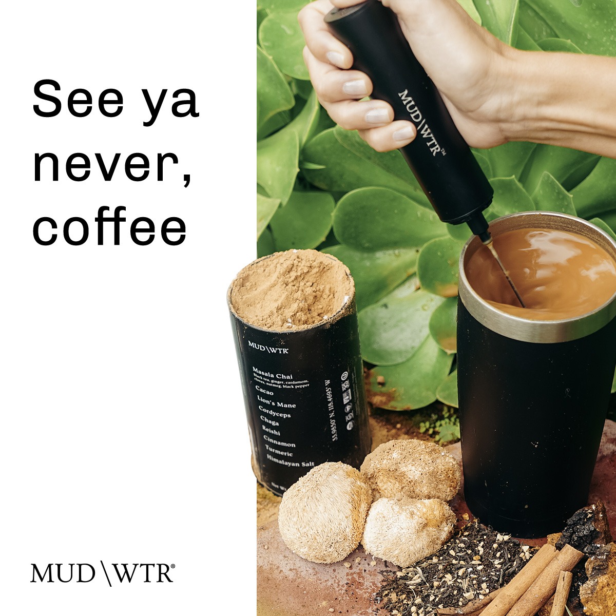 alecisfresh Facebook ad: Swapped My Morning Coffee For MUD