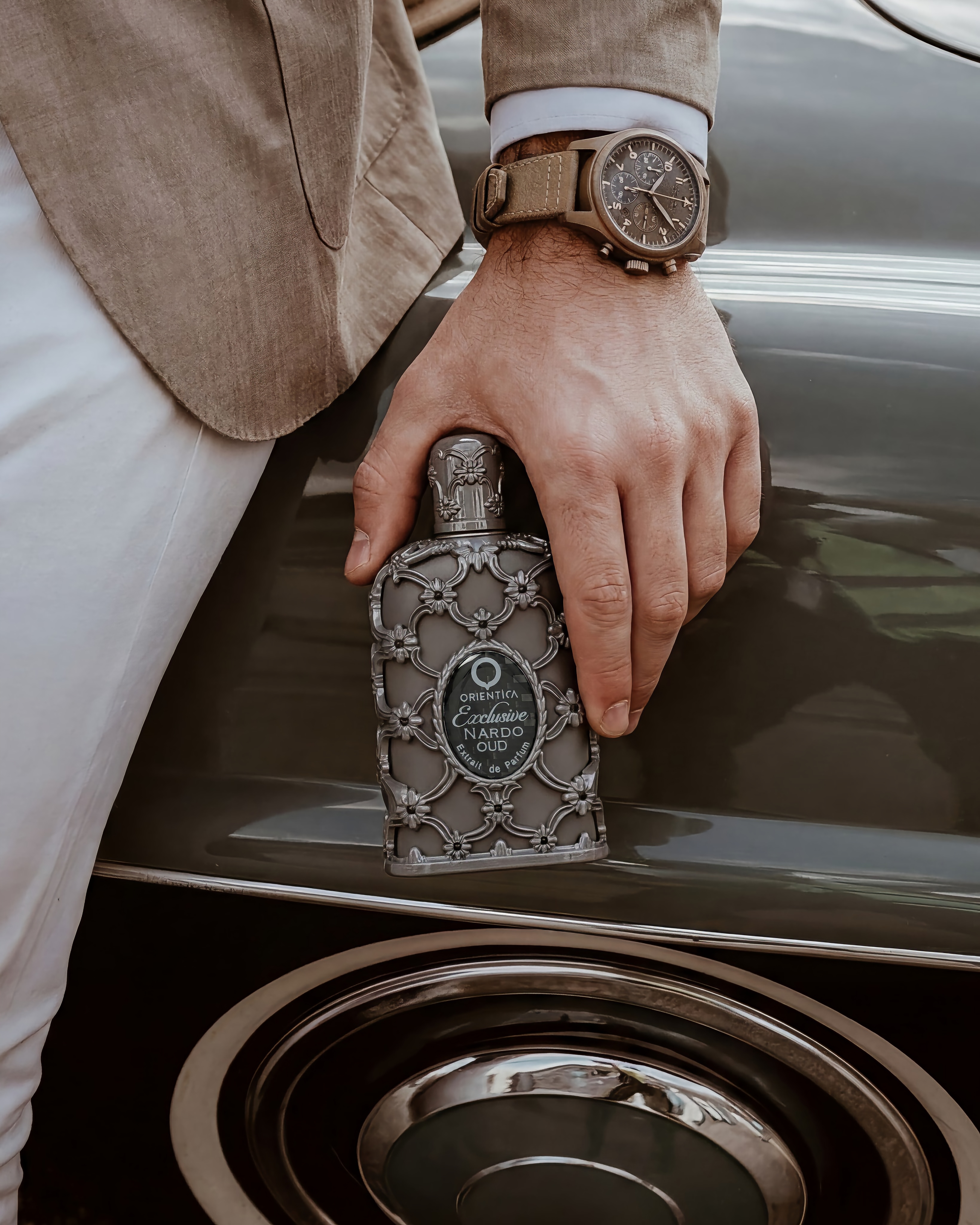 Orientica Perfumes Facebook ad: Sophisticated, timeless, and crafted to be remembered.
