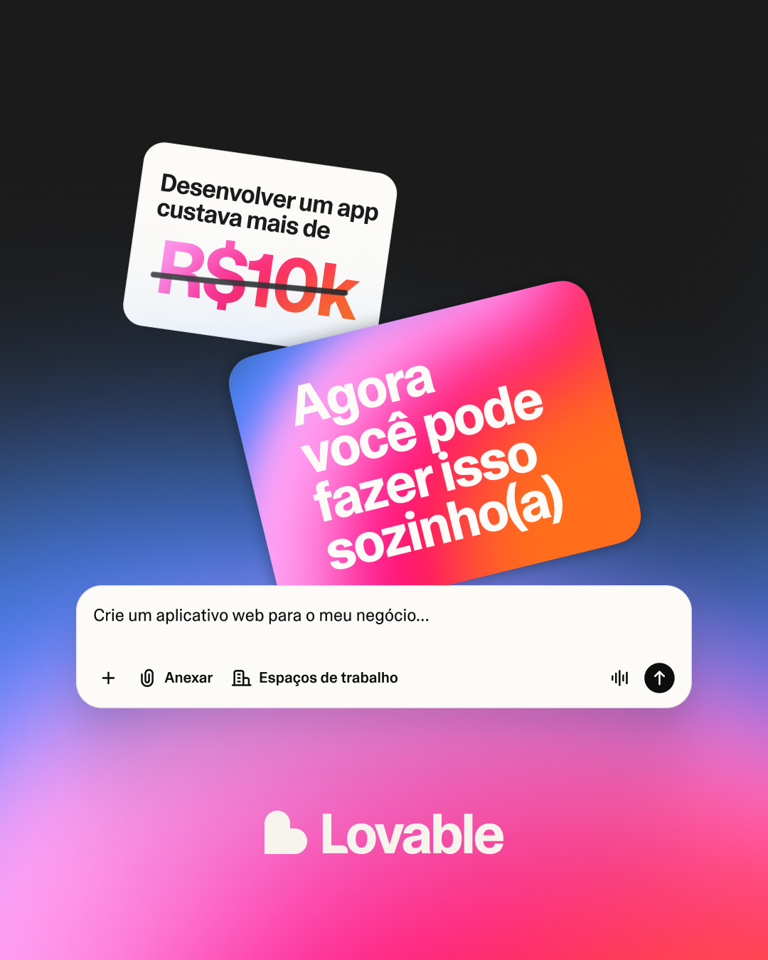 Lovable.dev Facebook ad