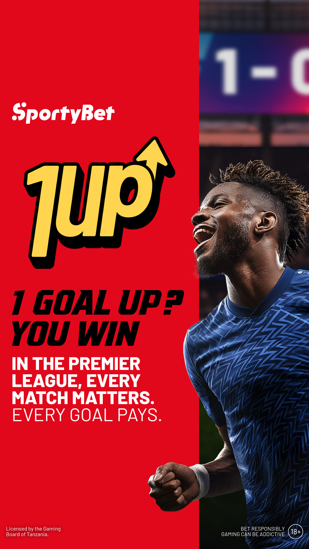 SportyBet Tanzania Facebook ad from Apr 22, 2026