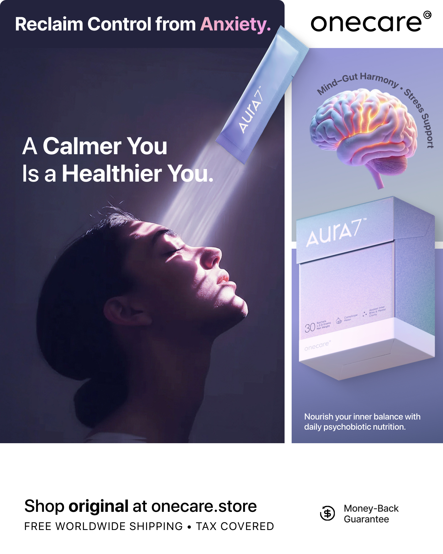 AURA7 Facebook ad