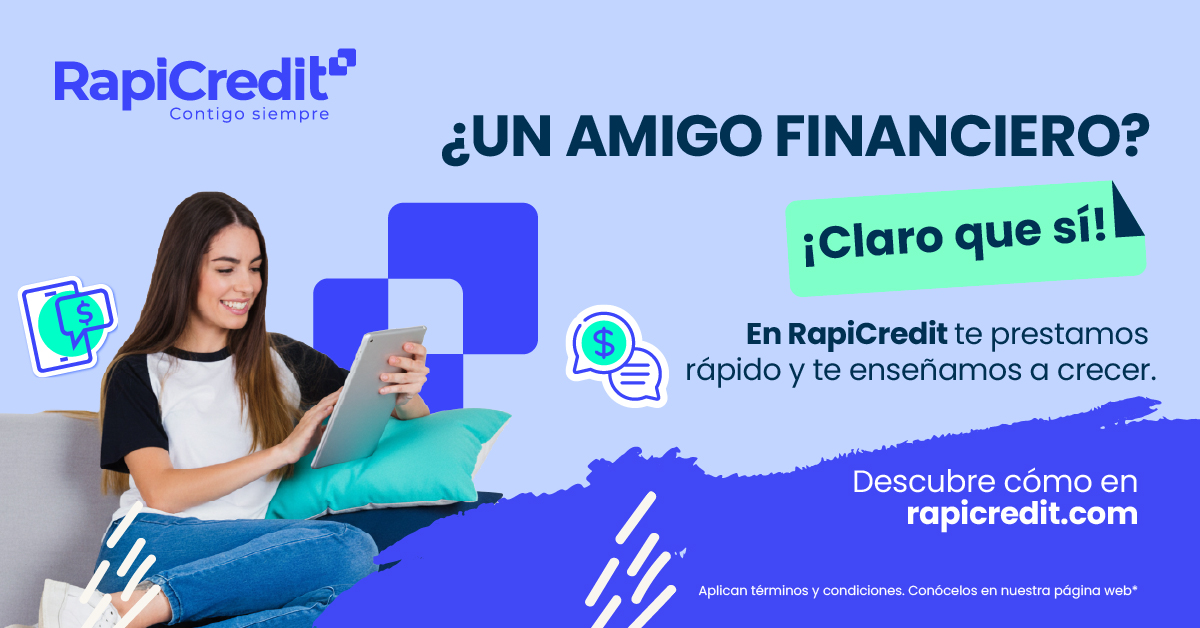 RapiCredit Préstamos en línea Colombia Facebook ad