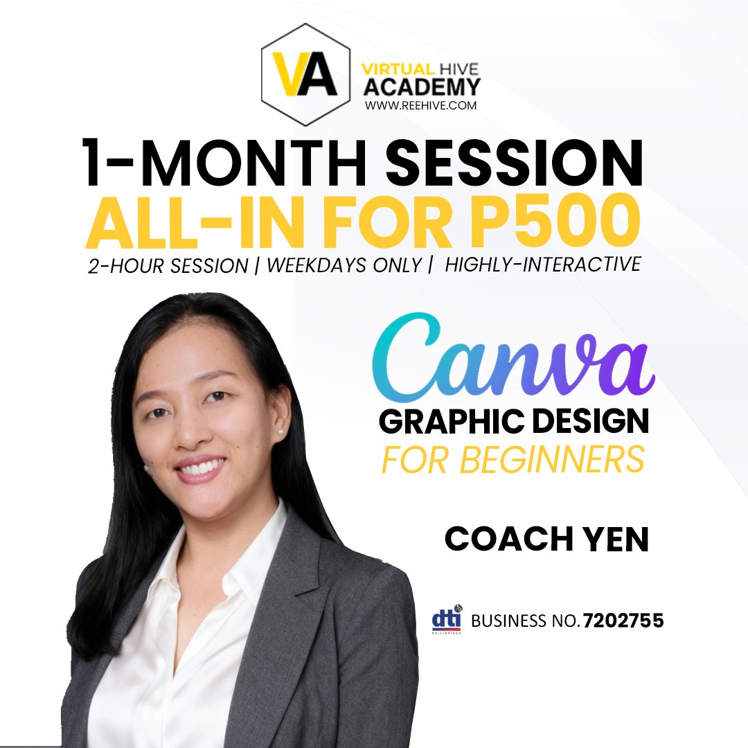 Virtual Hive Academy Facebook ad: No design experience?