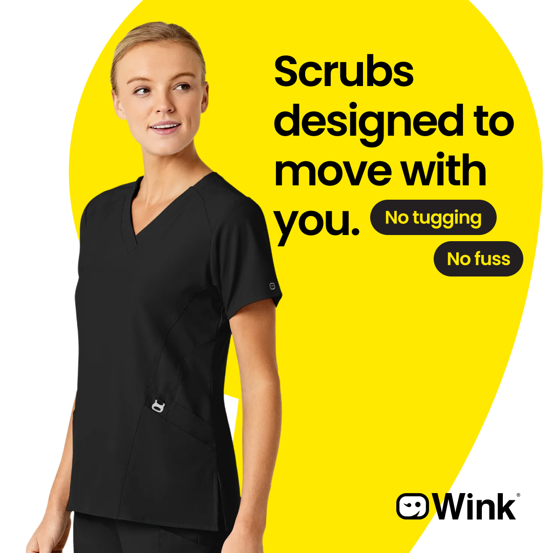 Wink Scrubs Facebook ad