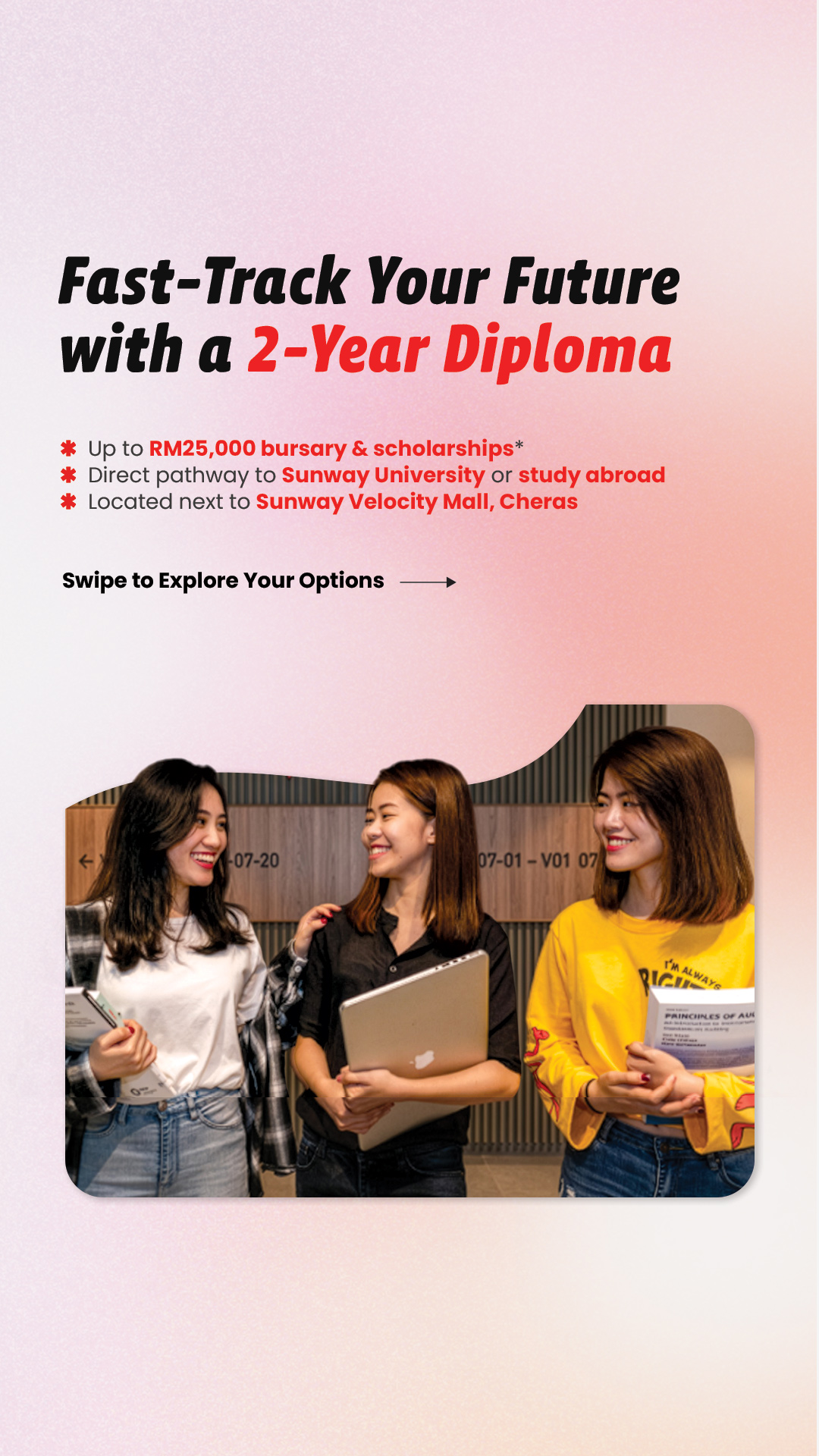 Sunway College Velocity Facebook ad