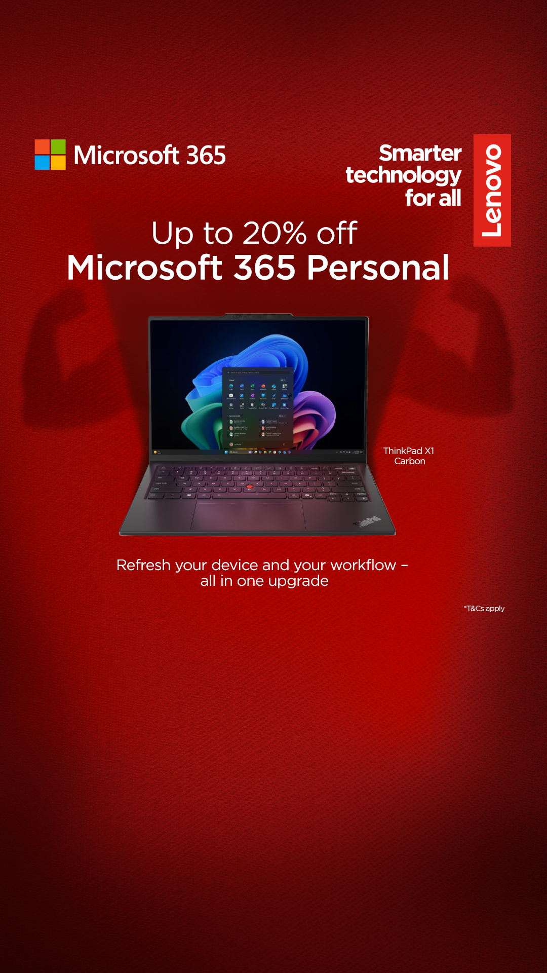 Lenovo Australia and New Zealand Facebook ad