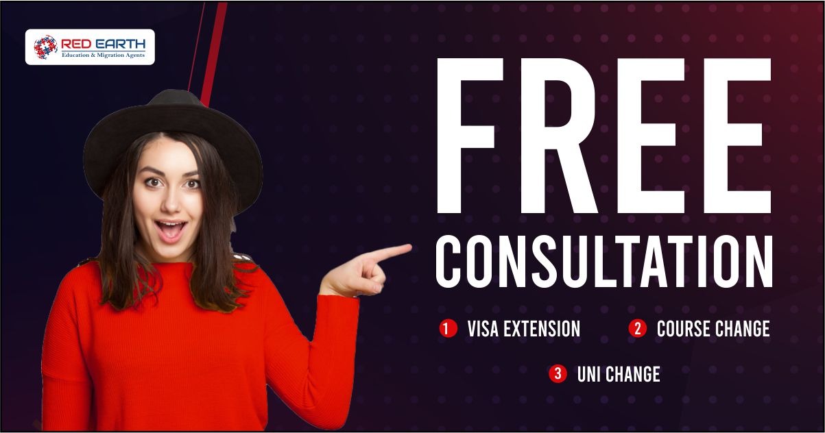 RED EARTH Migration Facebook ad: Don't Pay For Agents Fees*