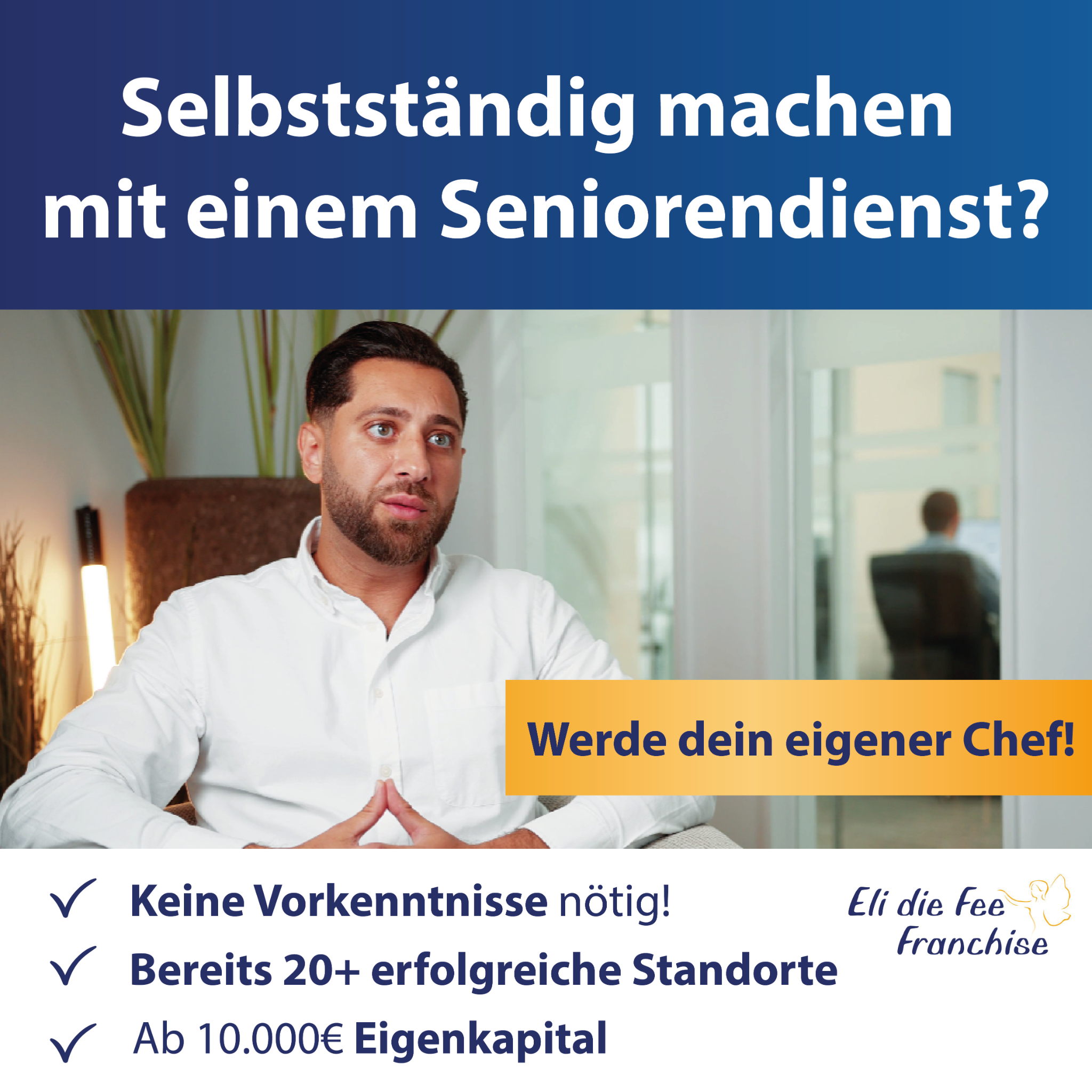 Eli die Fee Franchise Facebook ad: Jetzt Franchise-Test machen!