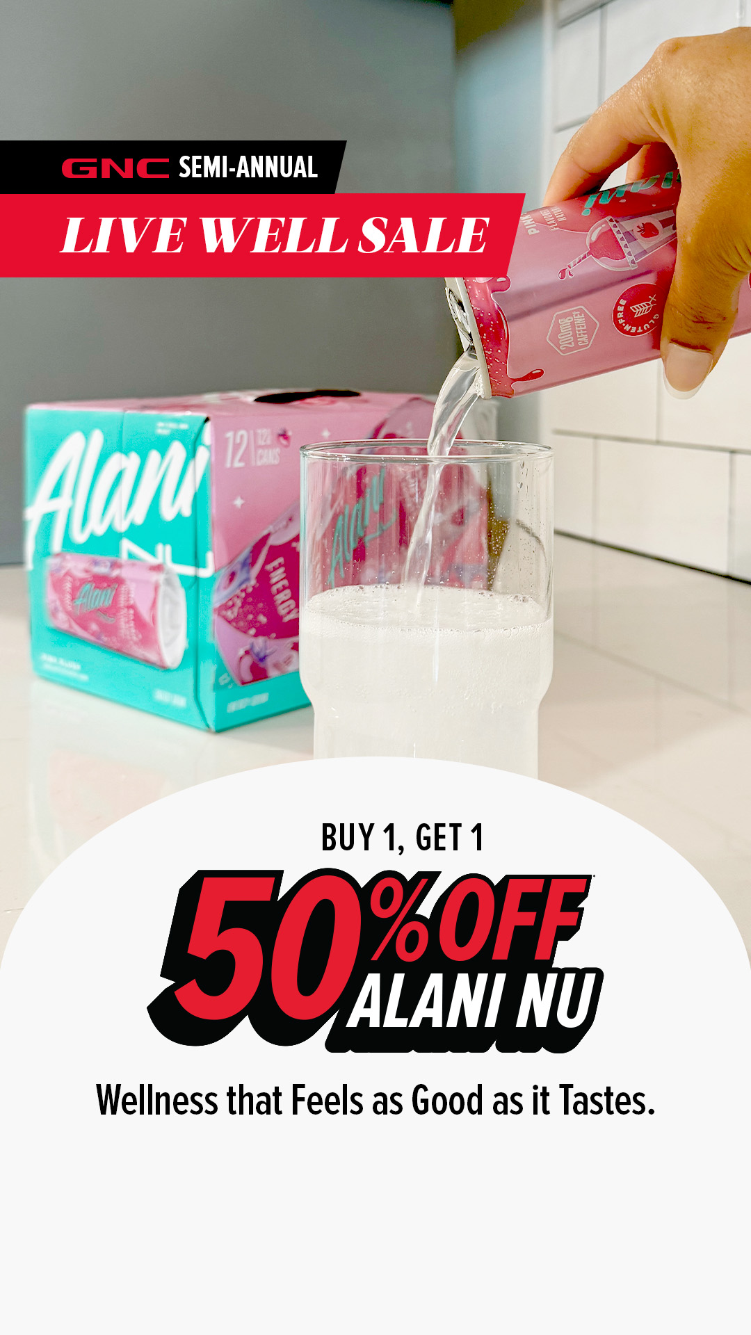 GNC Live Well Facebook ad