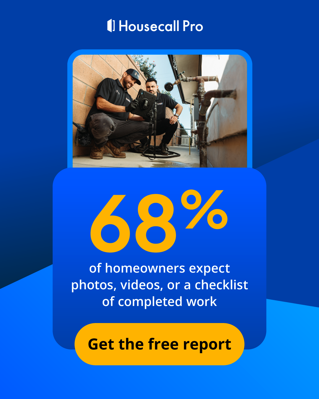 Housecall Pro Facebook ad: Better Service Pays