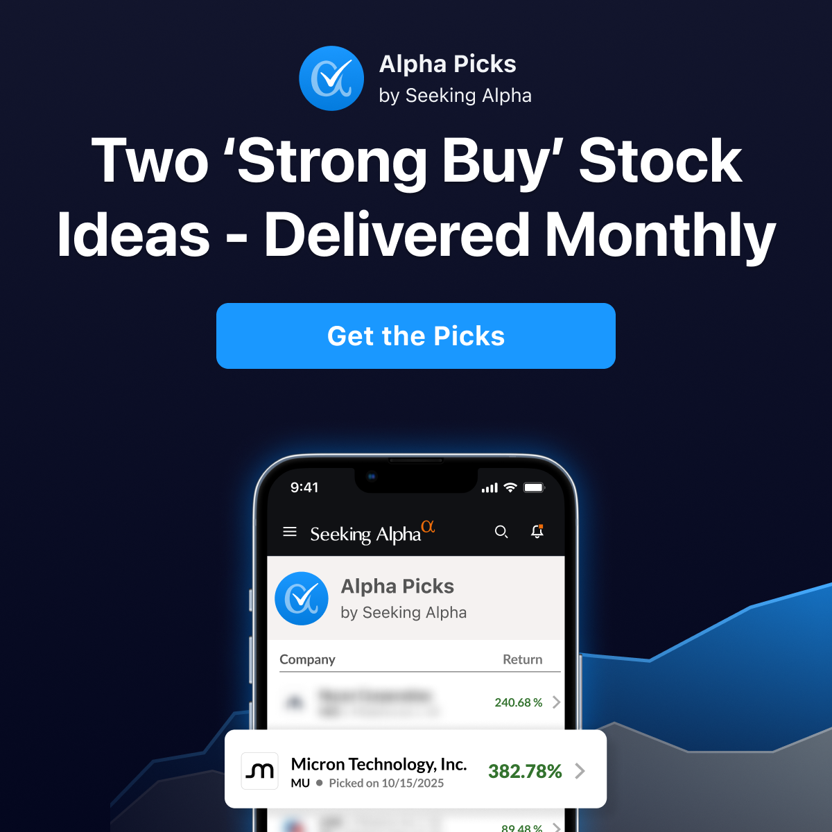 Seeking Alpha Facebook ad from Aug 11, 2026