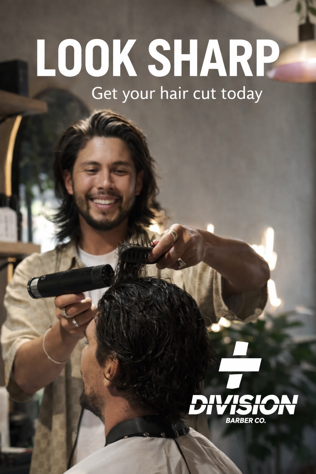 DIVISION Barber Co Facebook ad