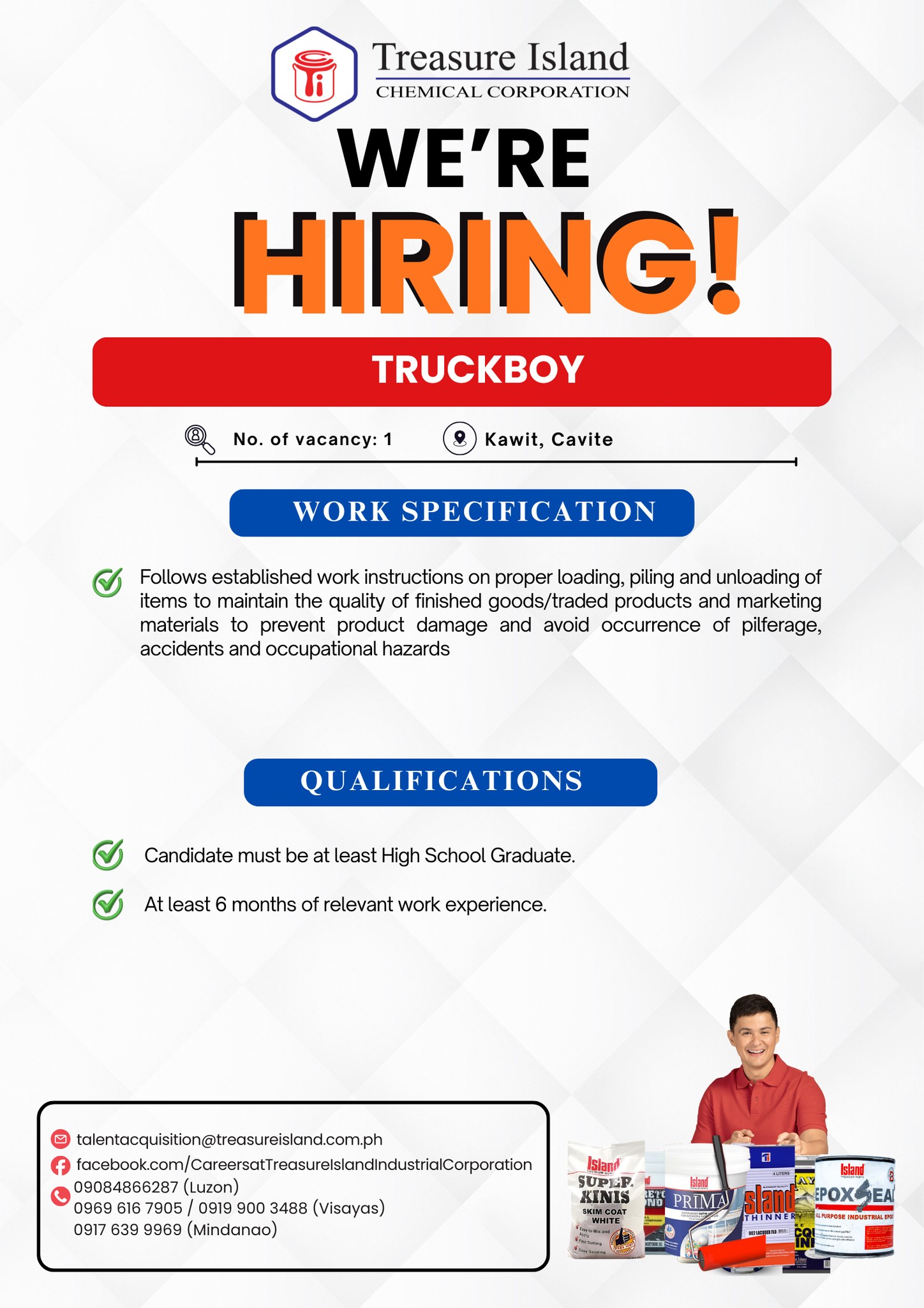 Careers at Treasure Island Industrial Corporation Facebook ad: 𝑱𝒐𝒊𝒏 𝒂 𝒕𝒆𝒂𝒎 𝒘𝒉𝒆𝒓𝒆 𝒚𝒐𝒖𝒓 𝒕𝒂𝒍𝒆𝒏𝒕…