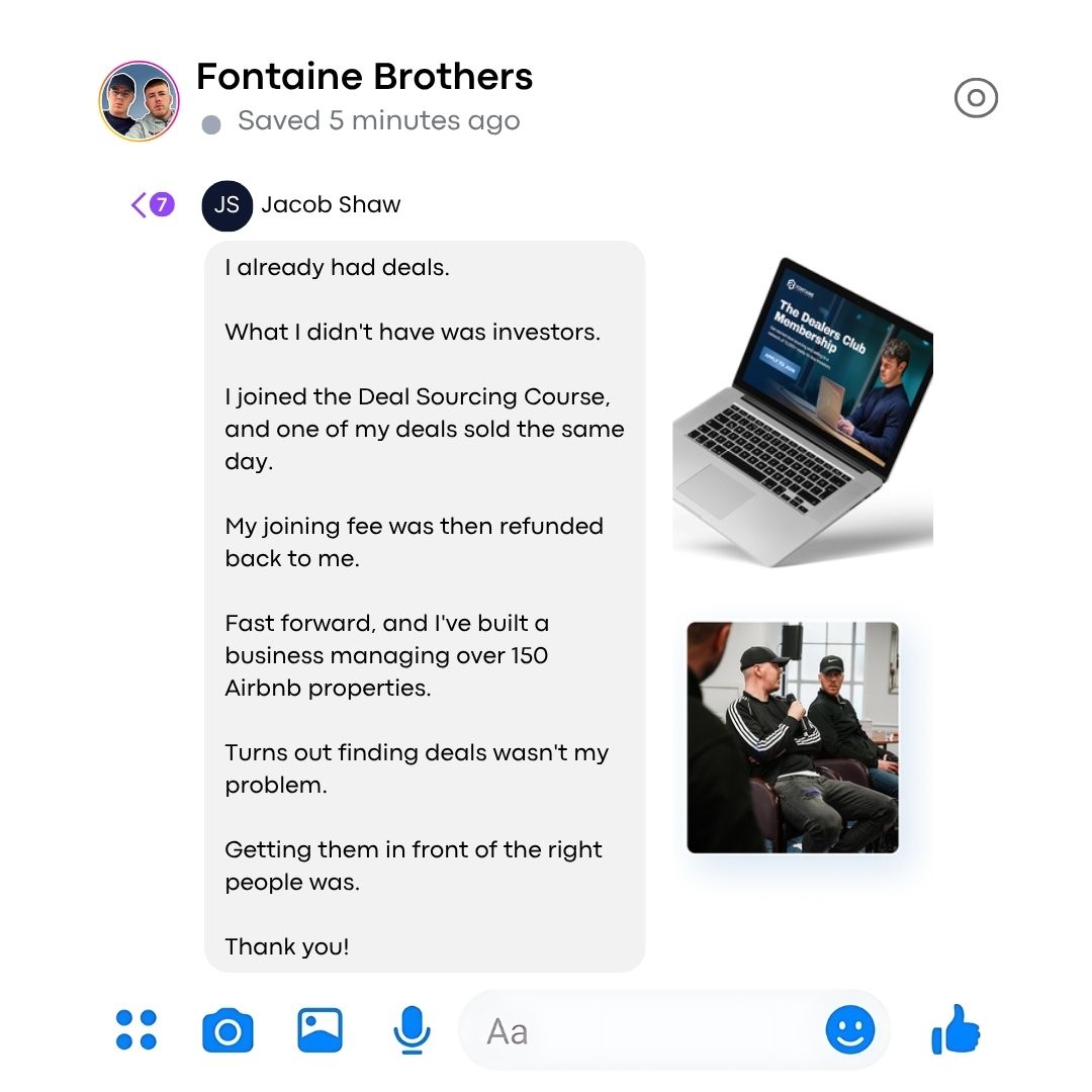 The Dealers Club Facebook ad