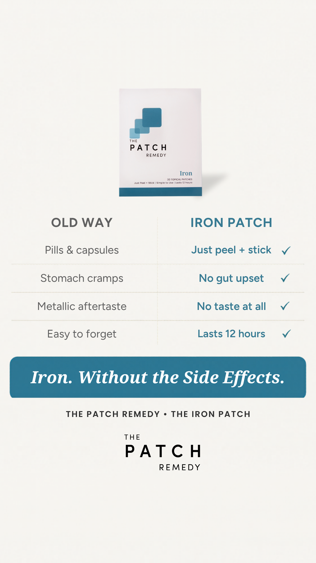 The Patch Remedy Facebook ad