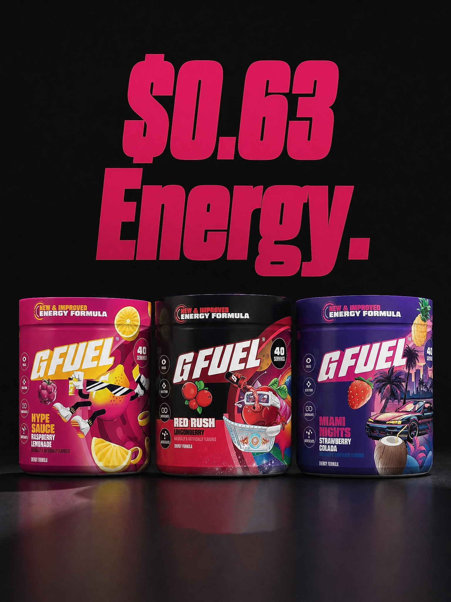 G FUEL Facebook ad