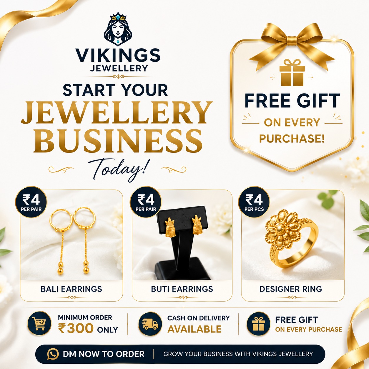 Vikings jewellery Facebook ad
