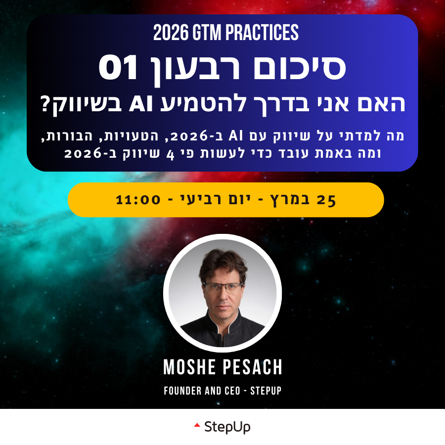 StepUp - B2B Marketing Facebook ad from Mar 17, 2026