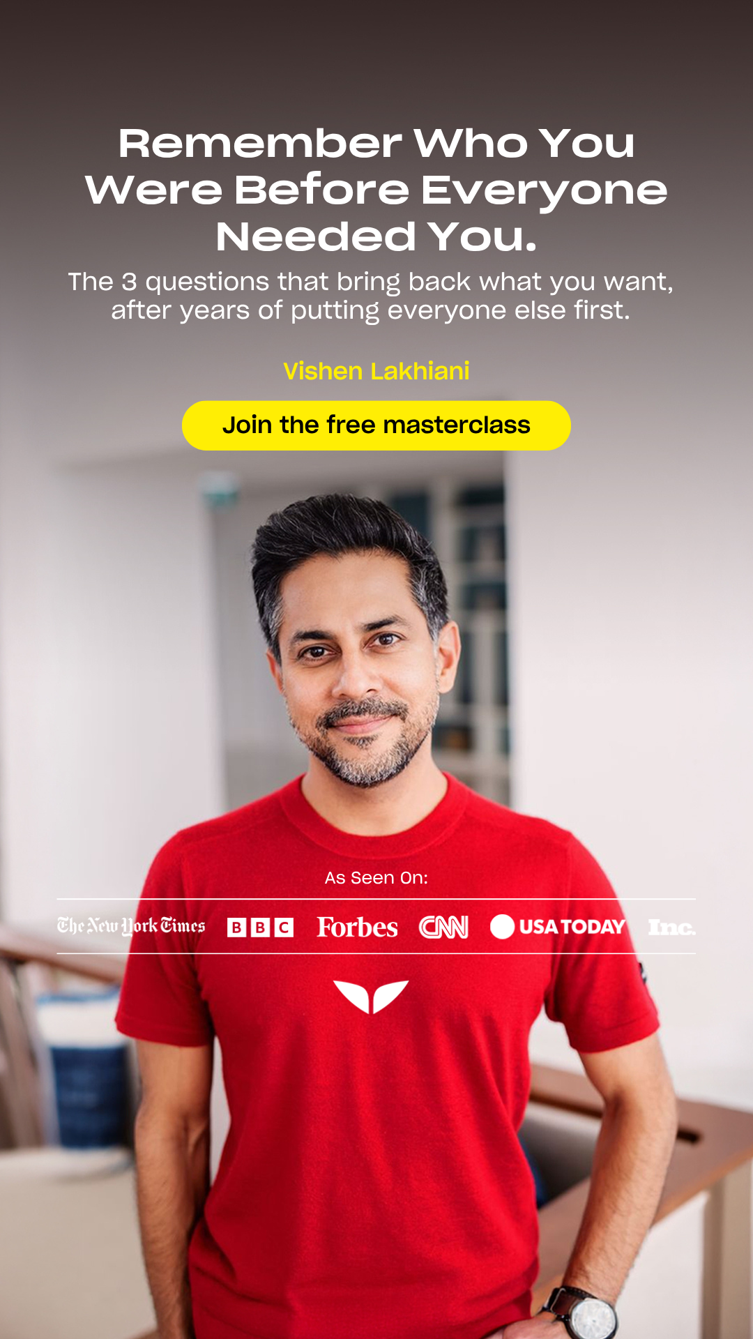 Mindvalley Facebook ad: Rediscover what you want