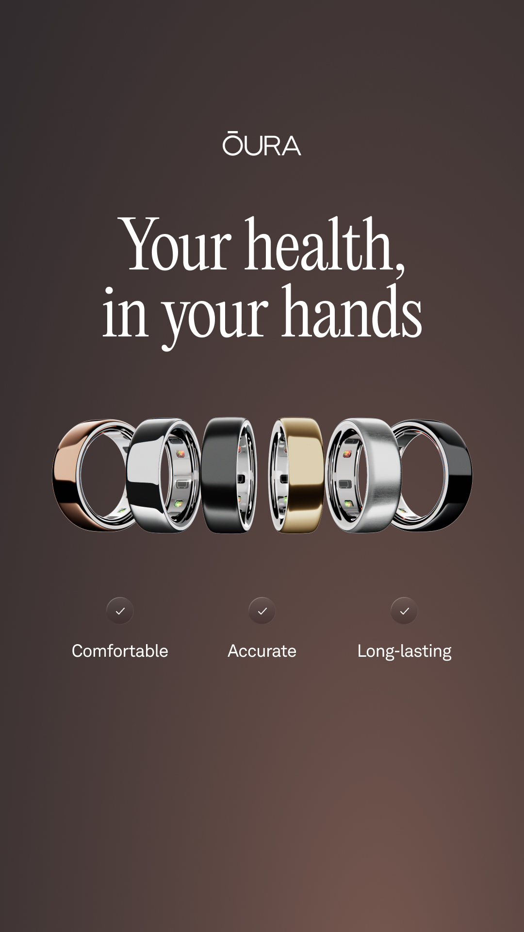 ŌURA Facebook ad