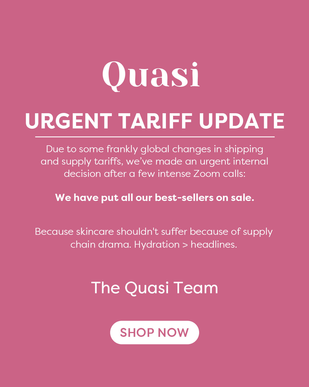 Quasi Facebook ad