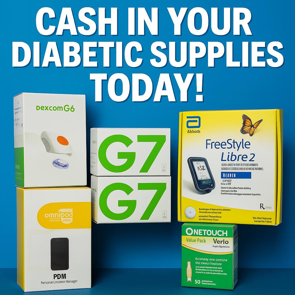 Cash for Diabetic Supplies Downey Facebook ad: We buy diabetic supplies in the city of…