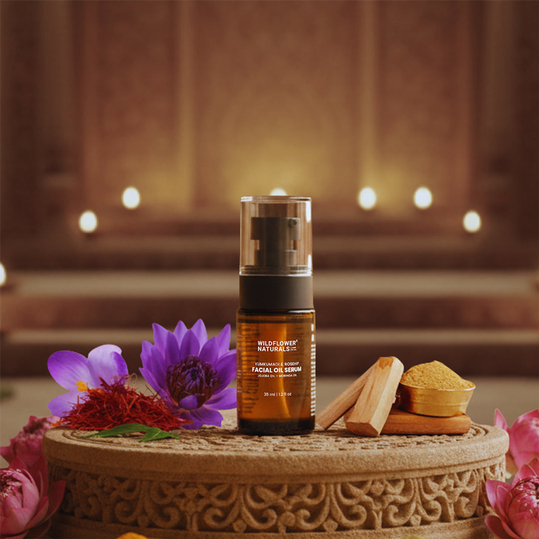 Wildflower Naturals Facebook ad: Most skincare products promise quick results, but don’t…