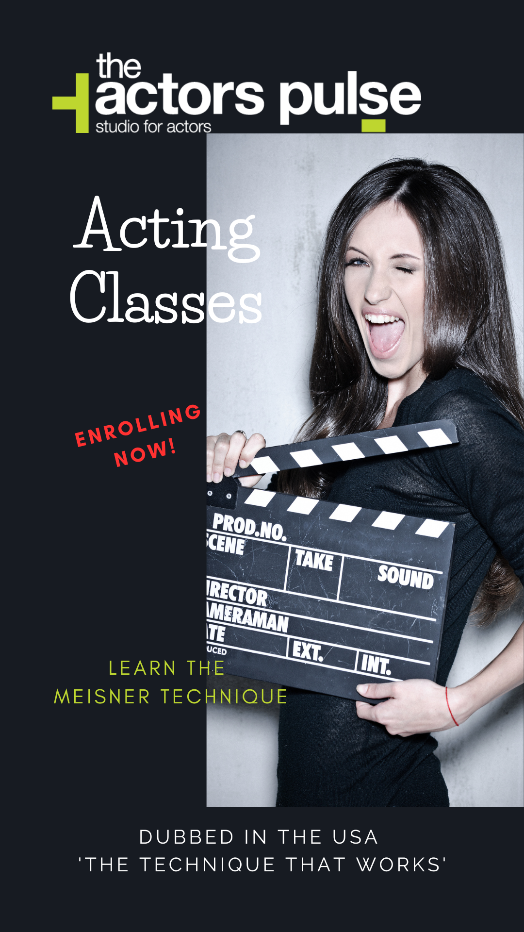 The Actors Pulse Facebook ad from Feb 19, 2026