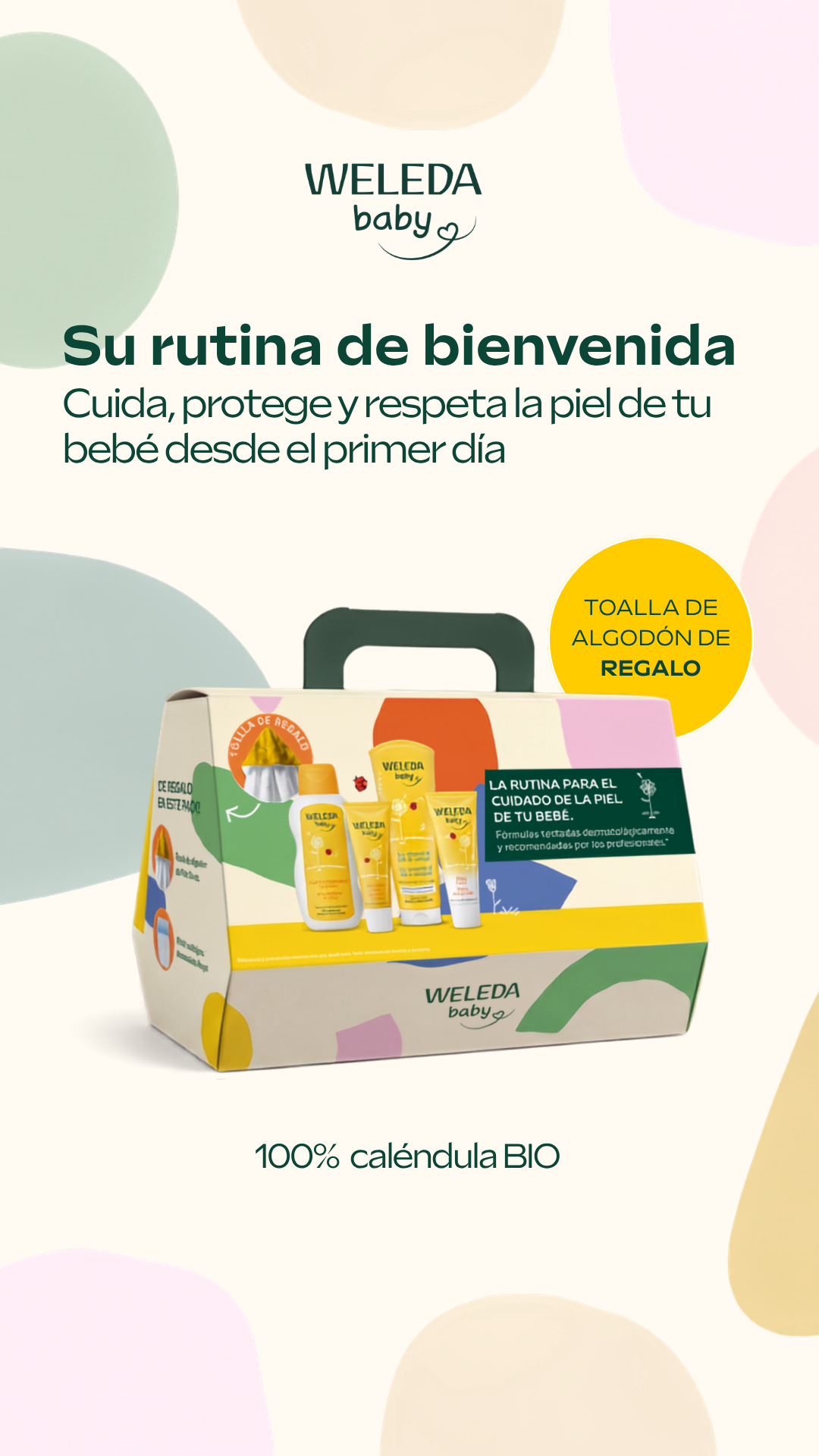 Weleda Facebook ad: Set completo + regalo incluido