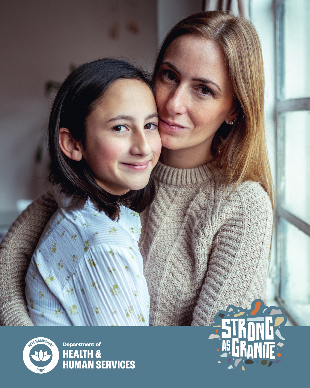 NH Department of Health and Human Services Facebook ad: In New Hampshire, we make connections, not judgment.
