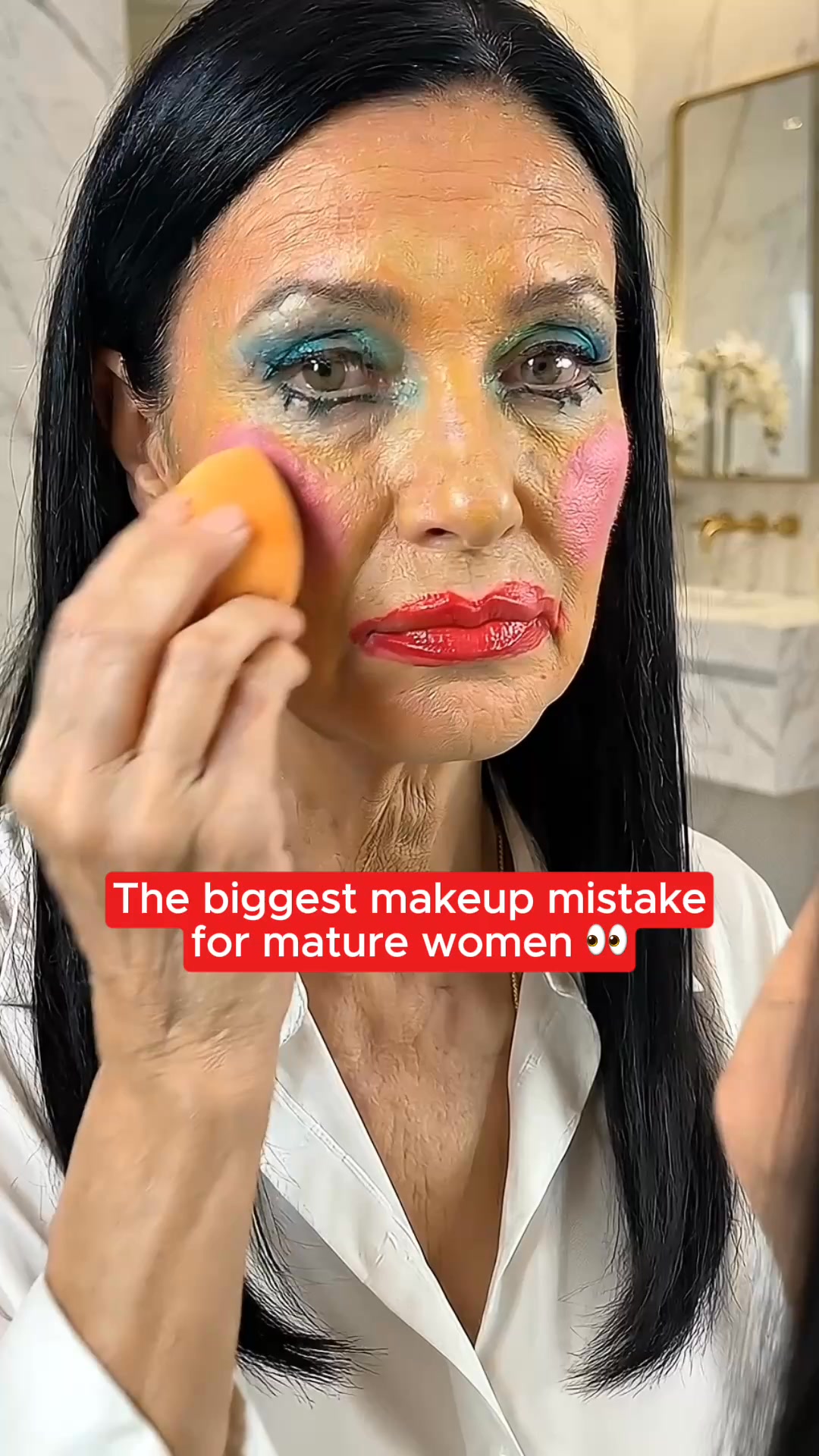 The Beauty Insider Facebook ad: What's the biggest makeup mistake I see in mature women…