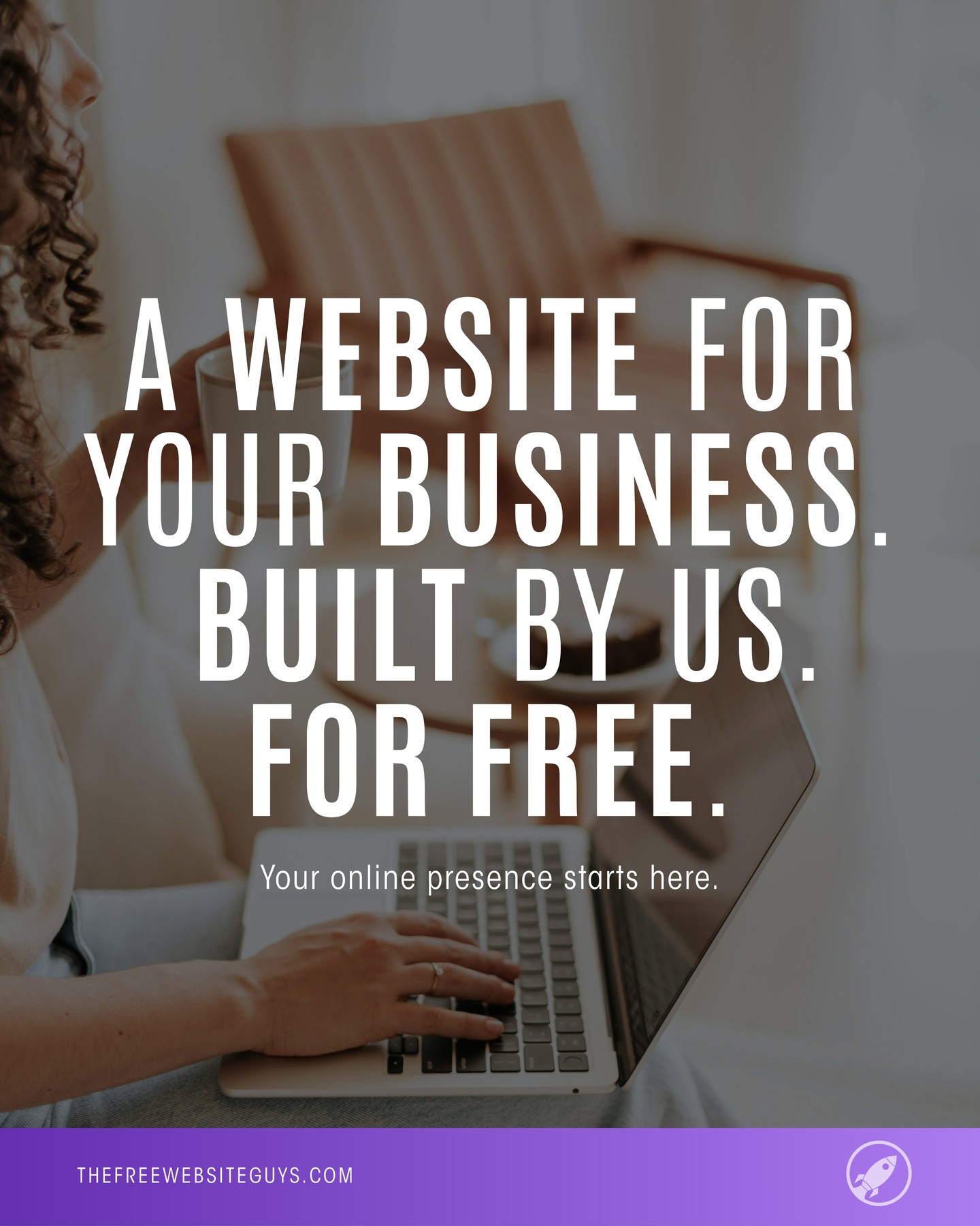 The Free Website Guys Facebook ad