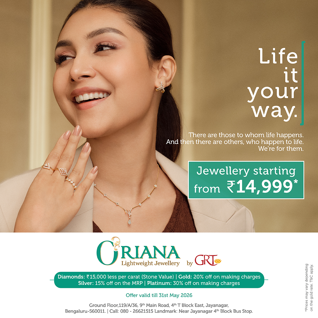Oriana - Lightweight Jewellery by GRT Facebook ad: Oriana Collection by GRT Jewellers