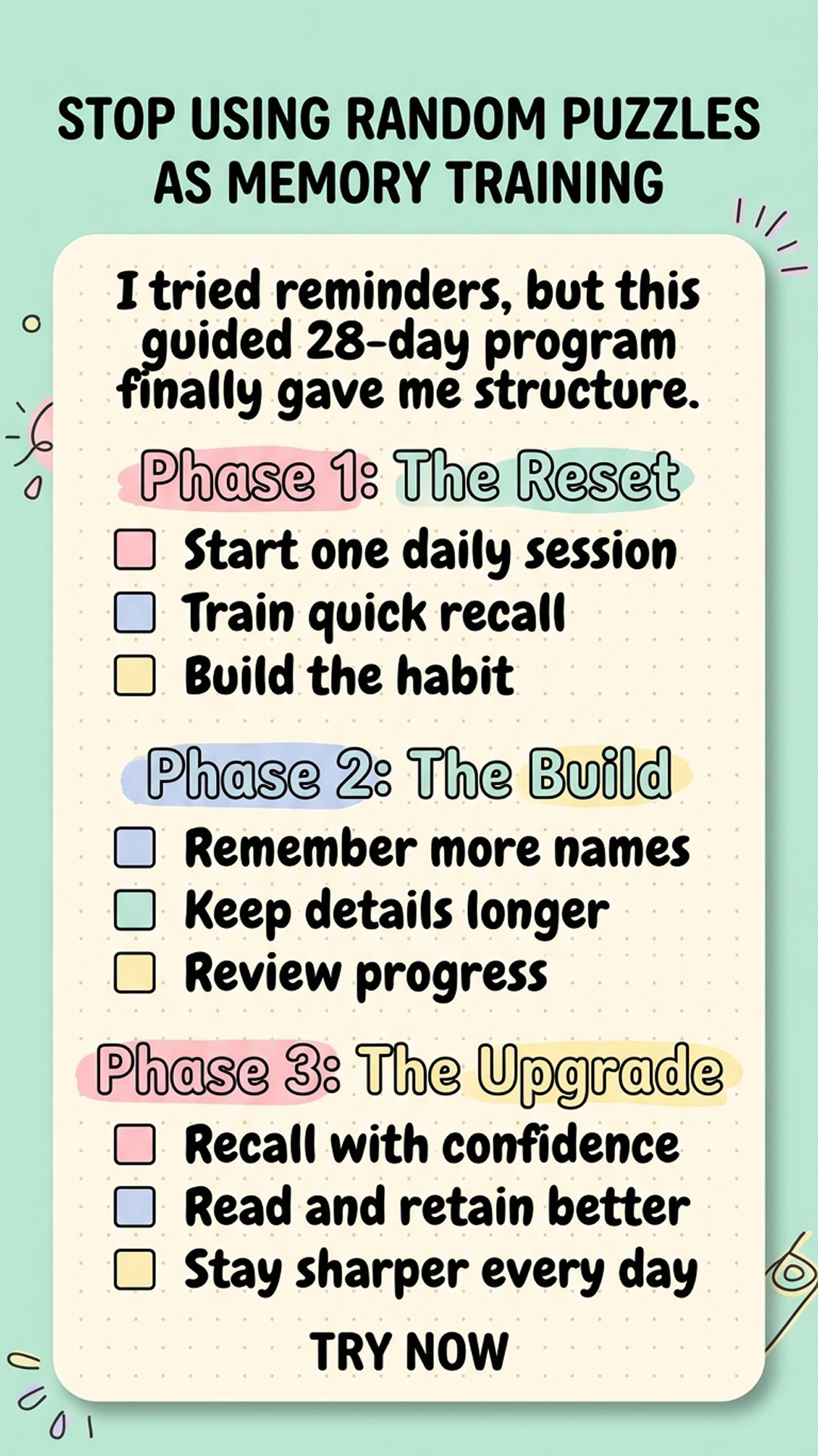 Impulse: Brain Training & Self-Discovery Facebook ad