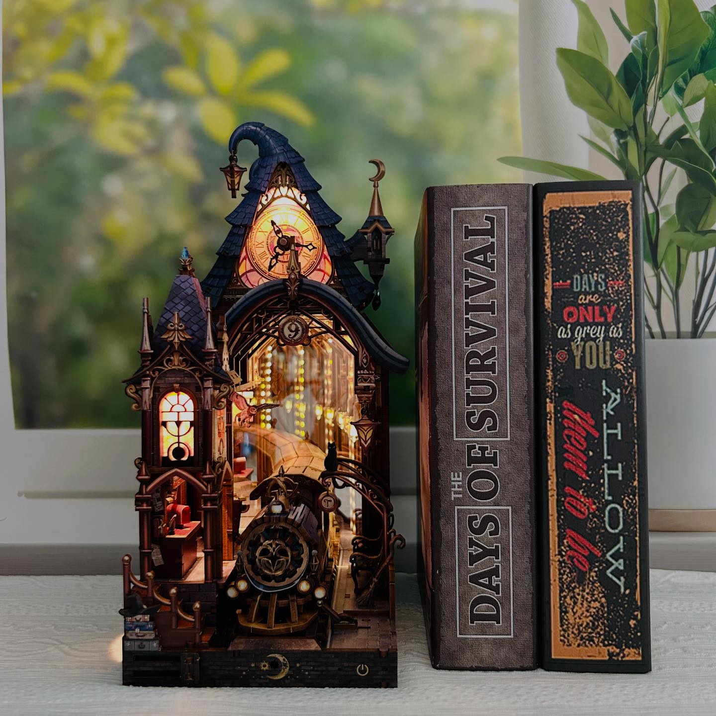 BOOK NOOK WORLD Facebook ad: Your bookshelf deserves a little magic.