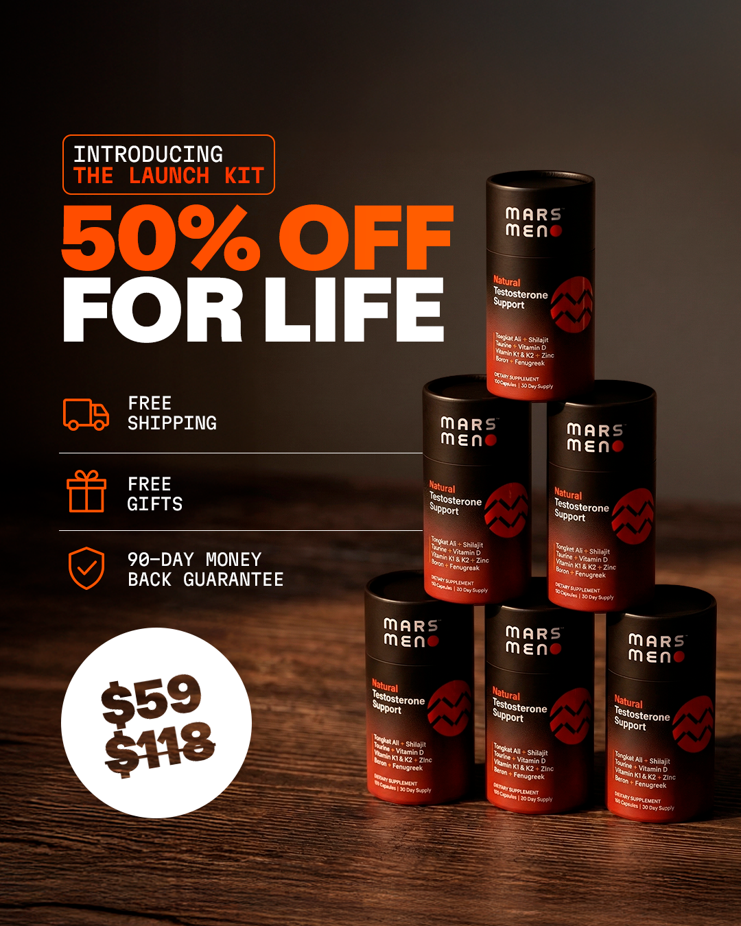Mars Men Facebook ad