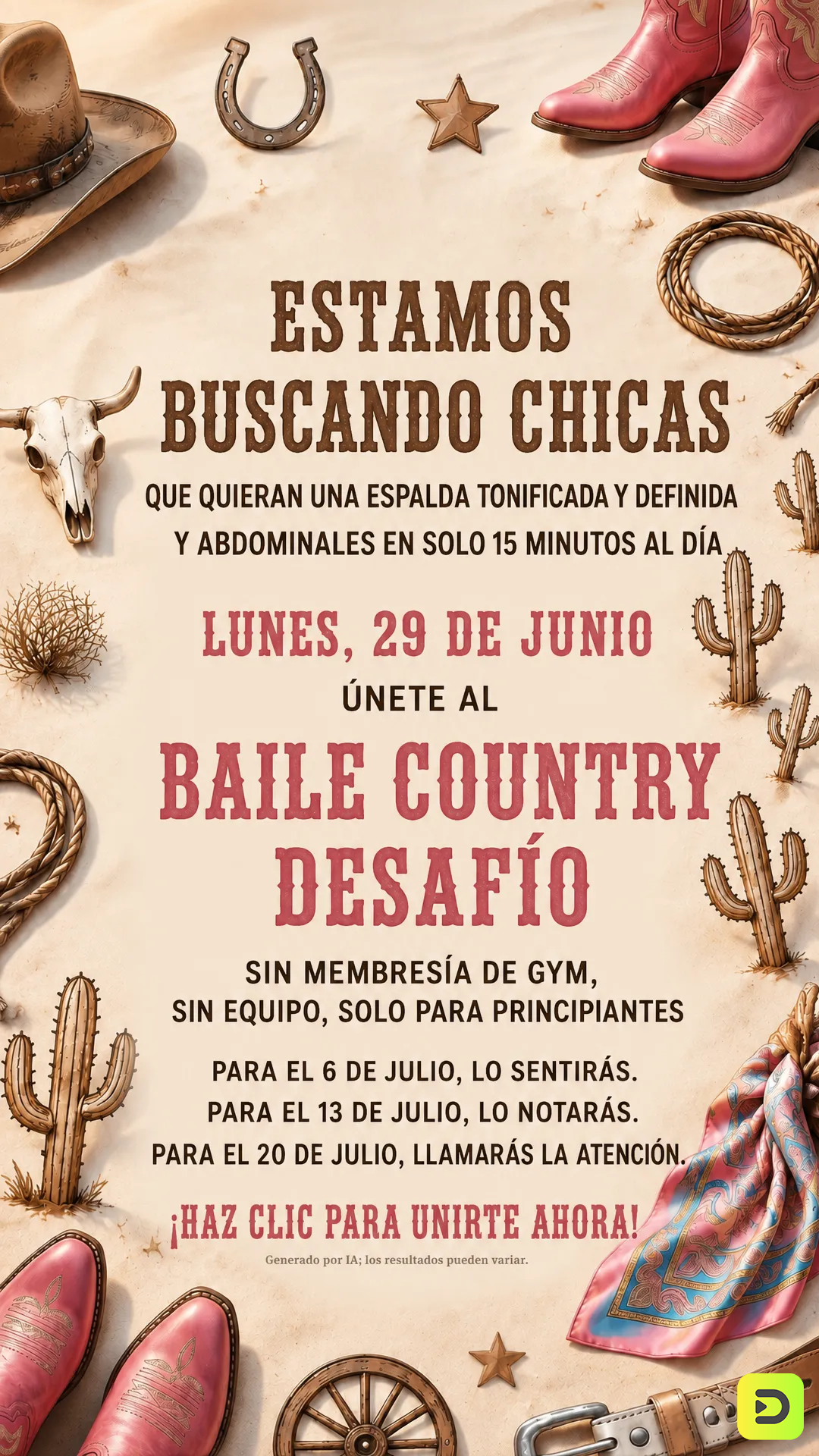 28 day weight loss dance workout Facebook ad: Baila para ponerte en forma