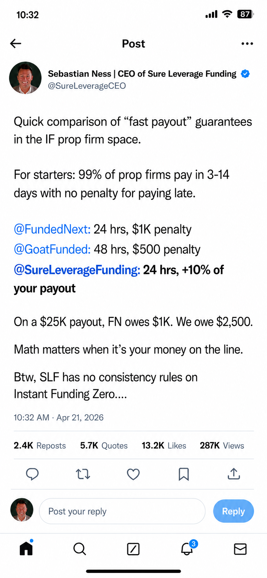 SLF - #1 Rated Firm Facebook ad from Jun 3, 2026