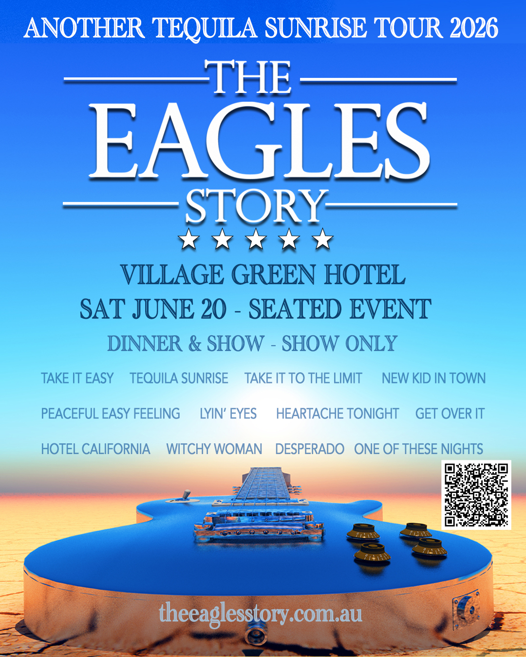 The Eagles Story - Australia's Premier Eagles Experience Facebook ad: Village Green Hotel