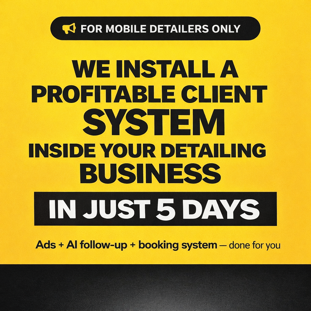Rocket Detailer Facebook ad