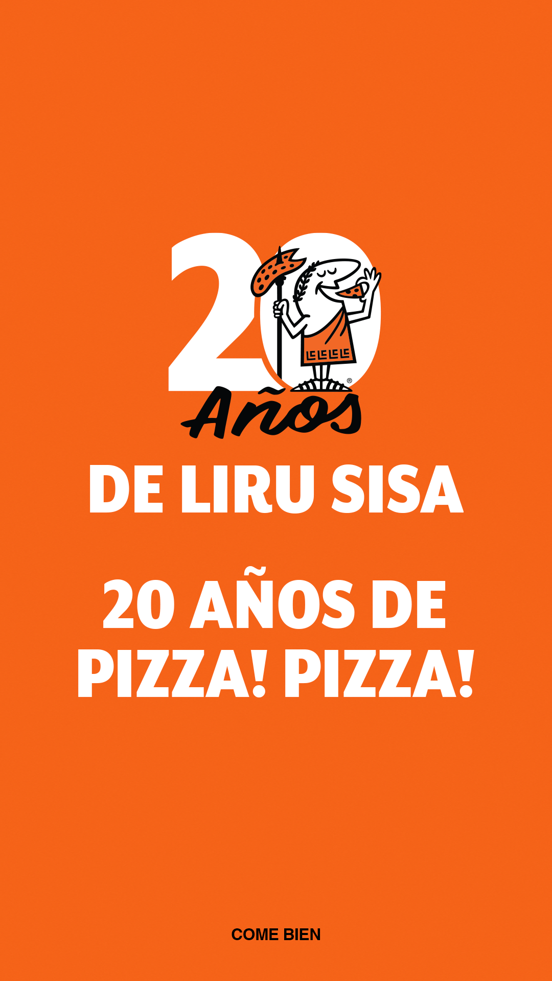 Little Caesars Facebook ad: 20 años de Pizza! Pizza!