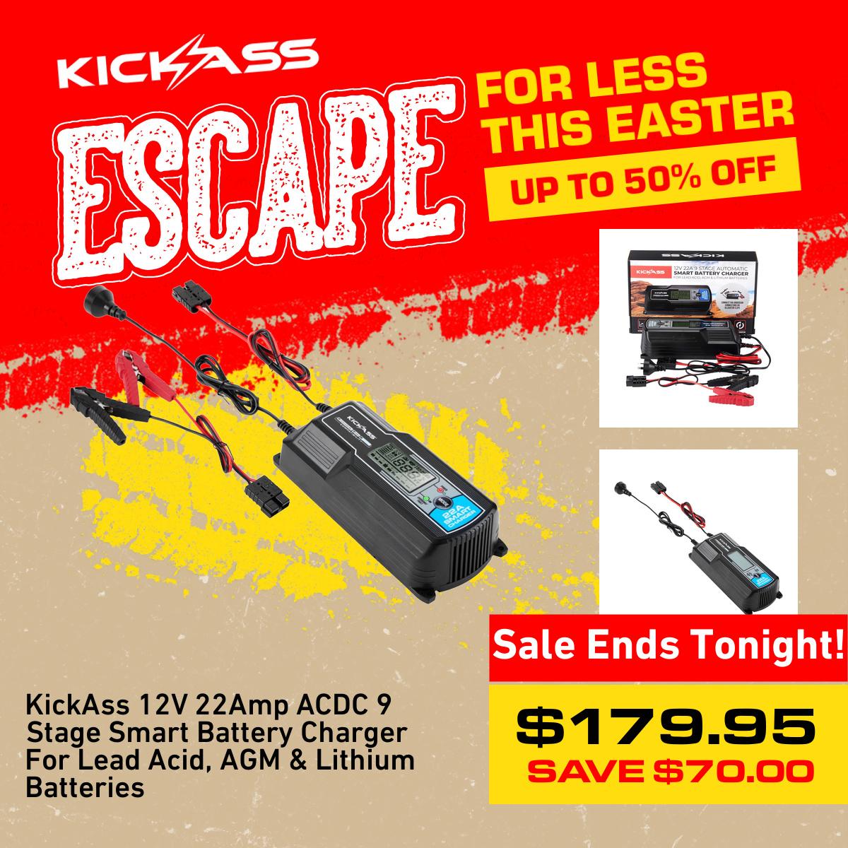 KickAss Products Facebook ad